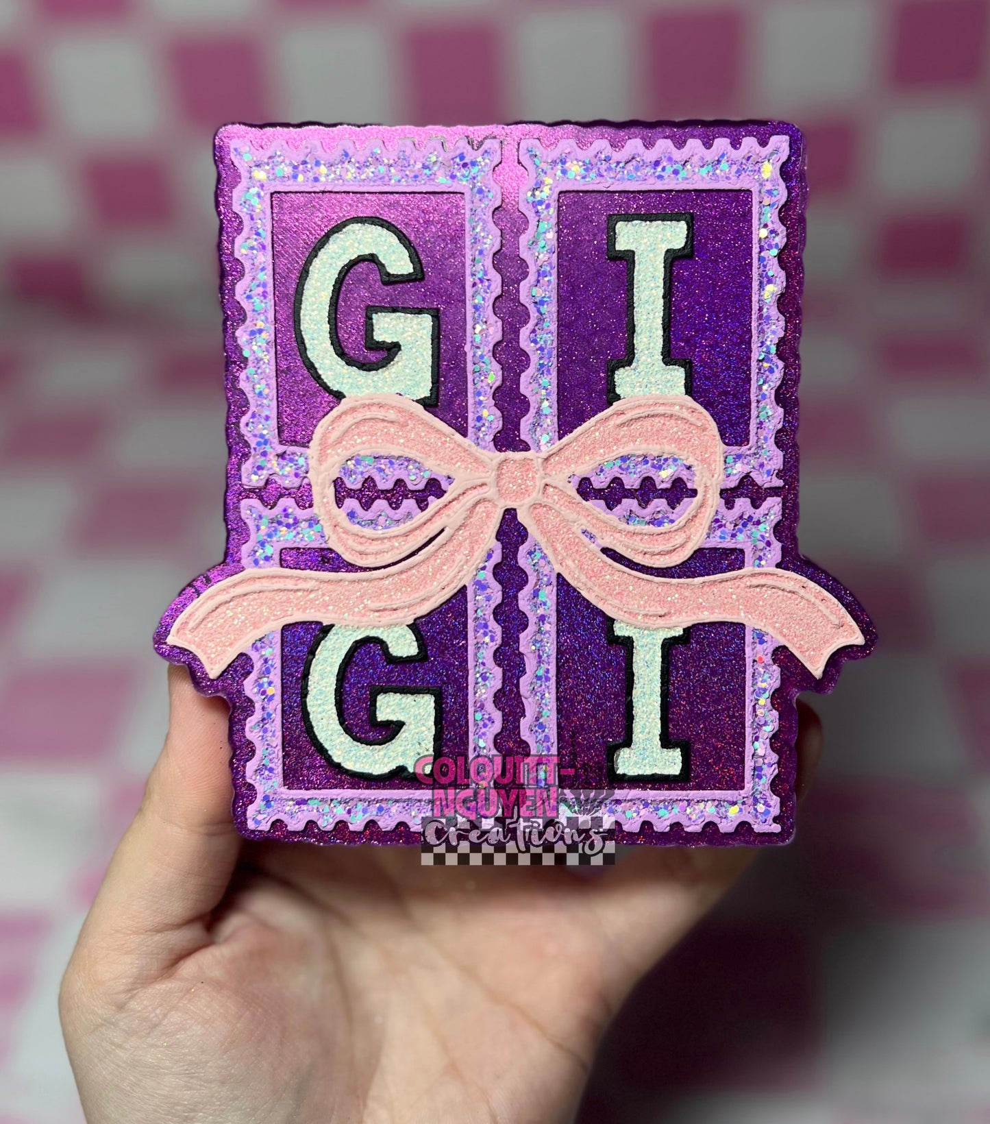 Gigi Stamp W/ Bow