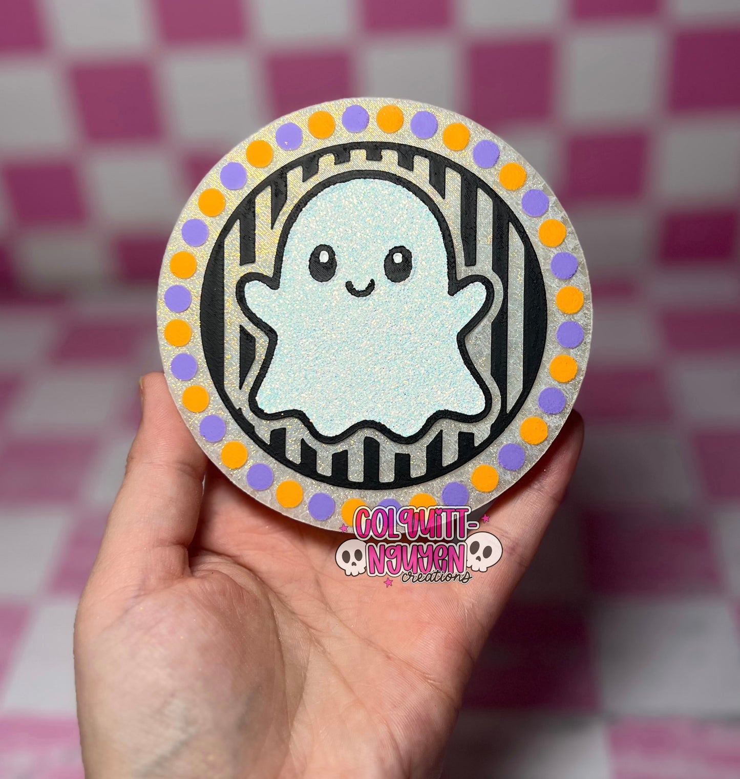 Ghost Dotted Round