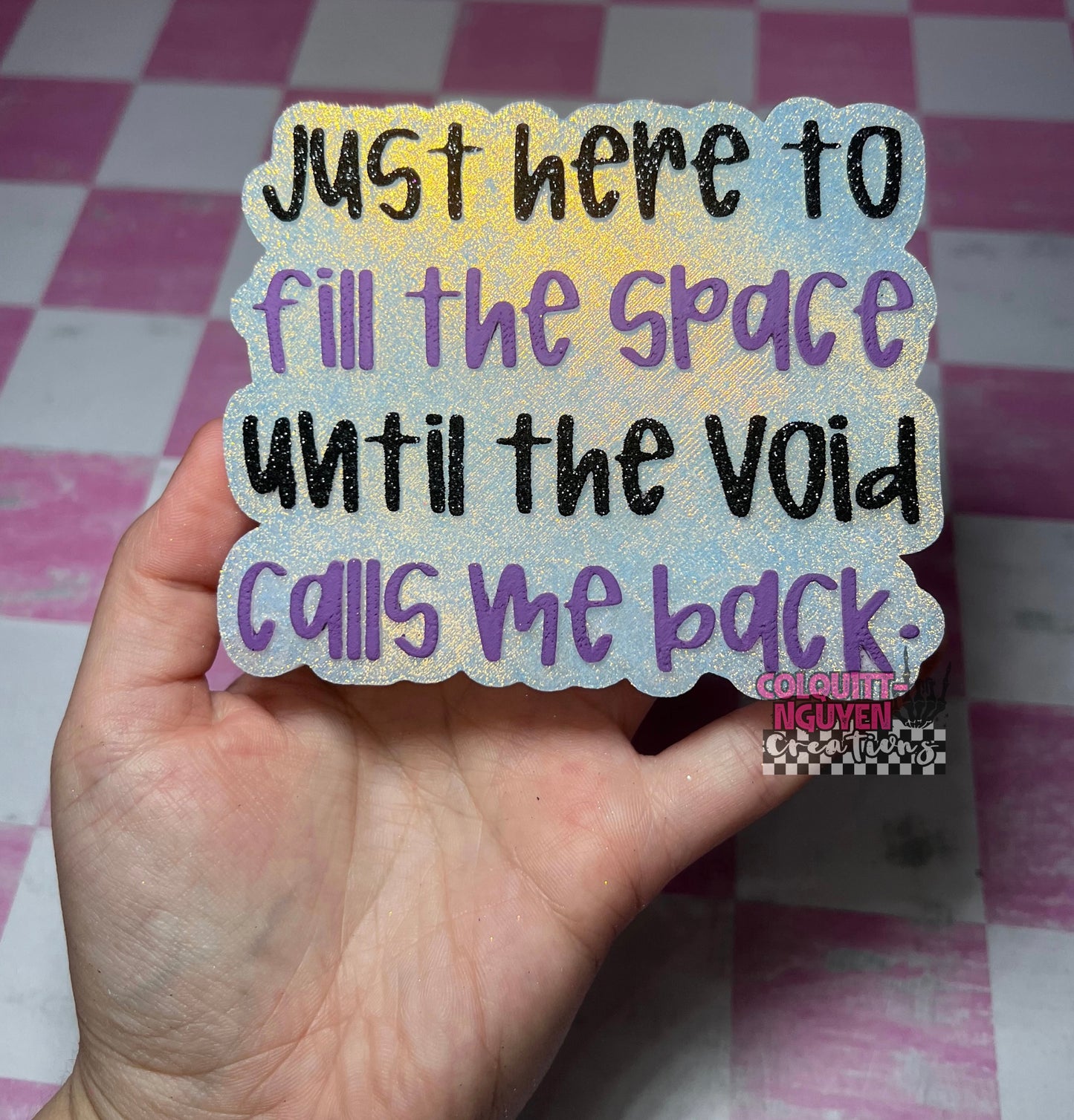 Just Here To Fill The Space