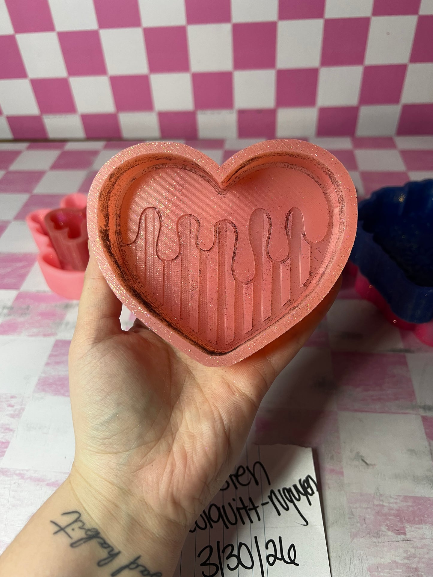Striped heart - abc