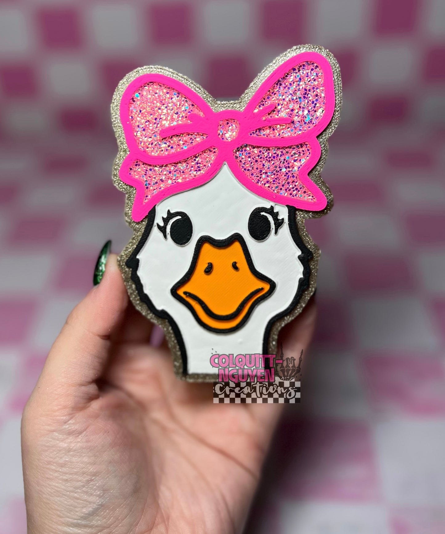 Goose With Bow