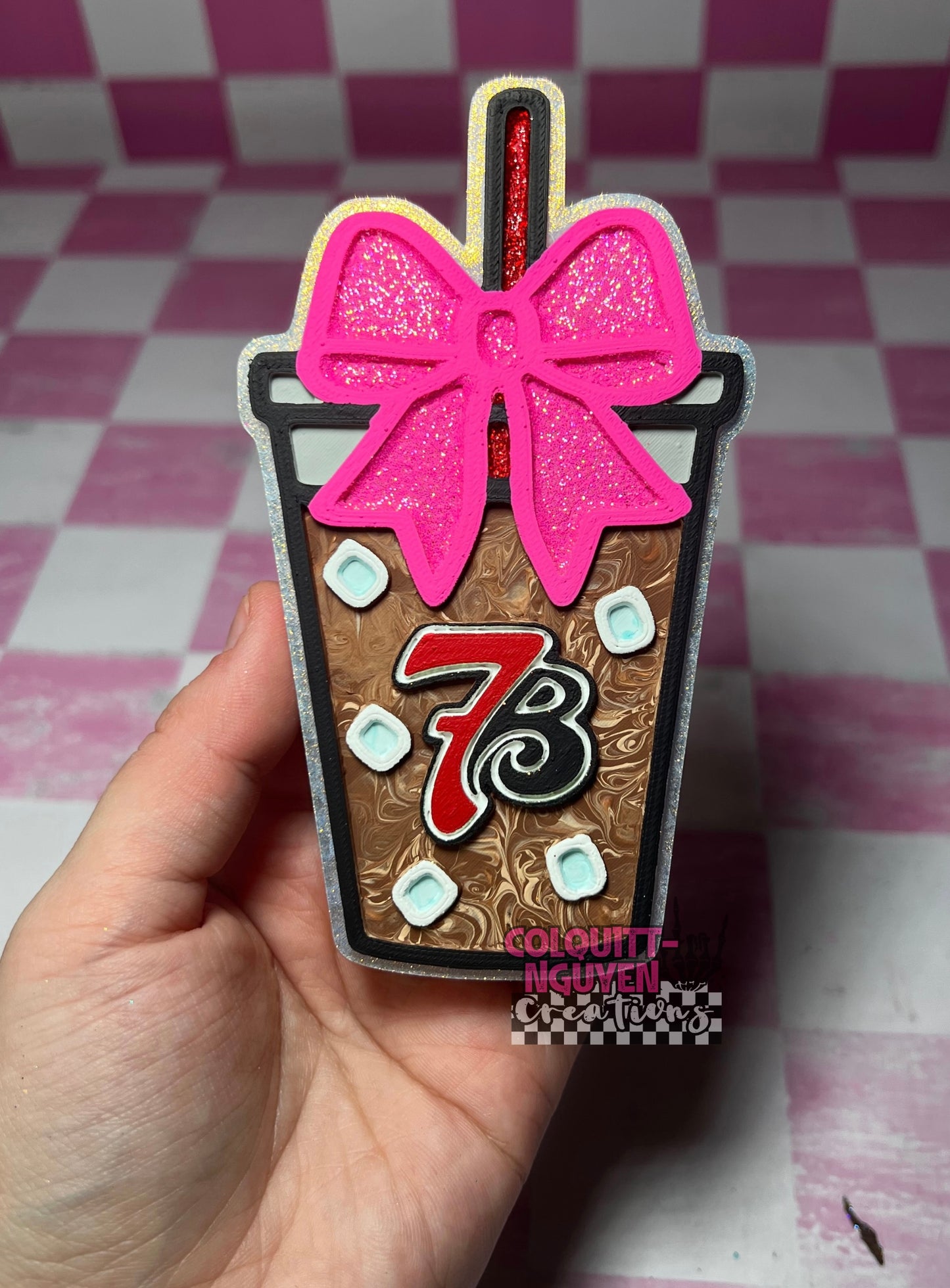 7B Coffee With Bow