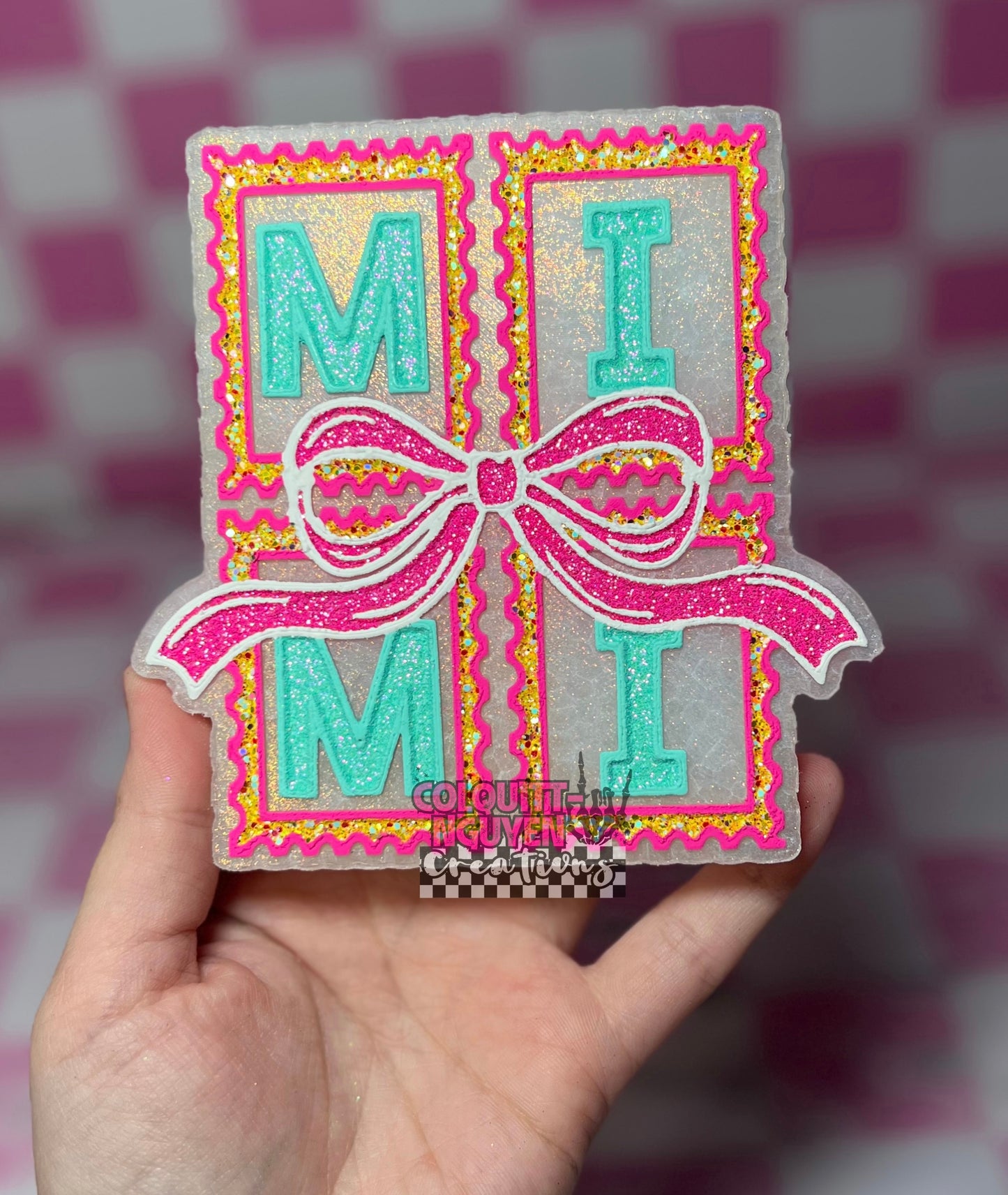 Mimi Stamp W/ Bow