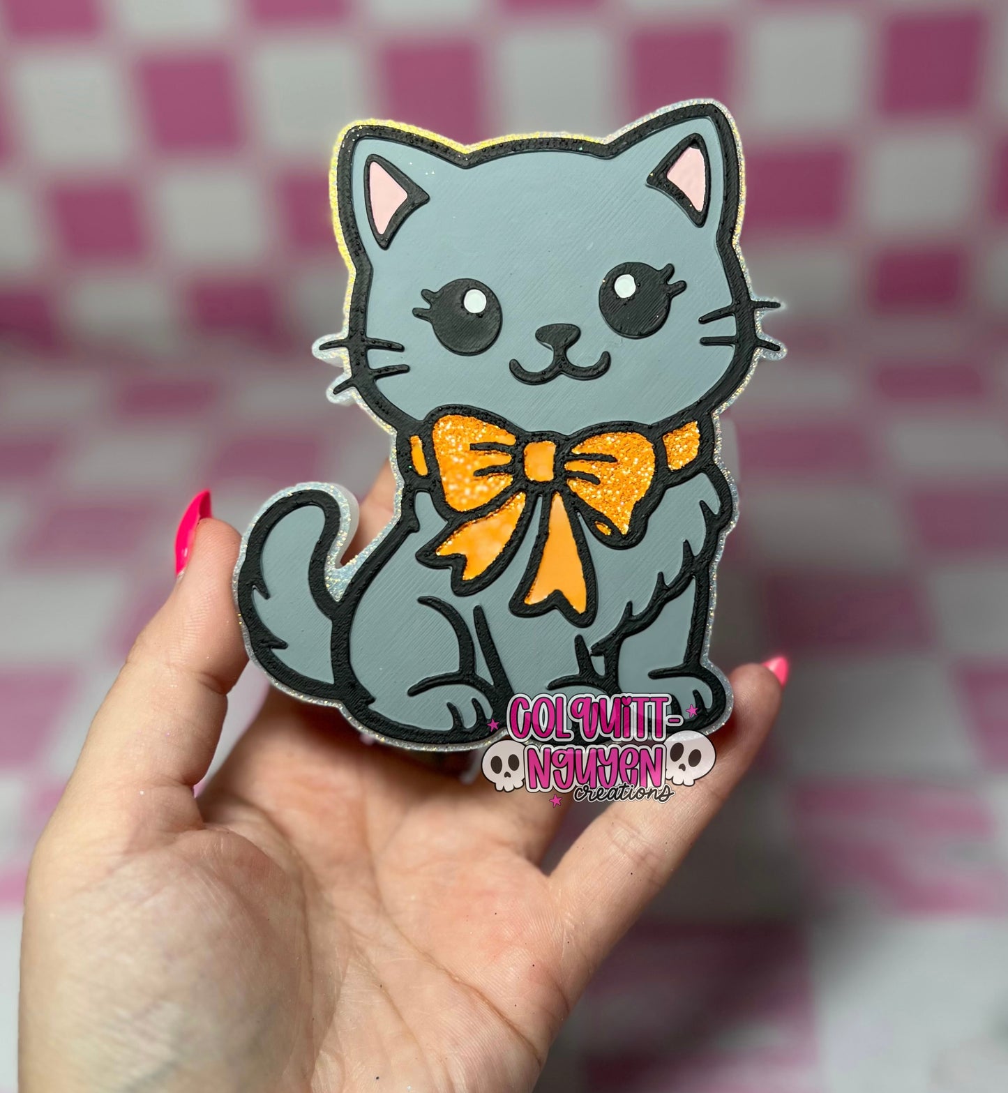 Cat W/ Bow