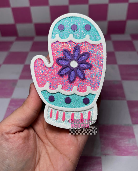 Floral Mitt