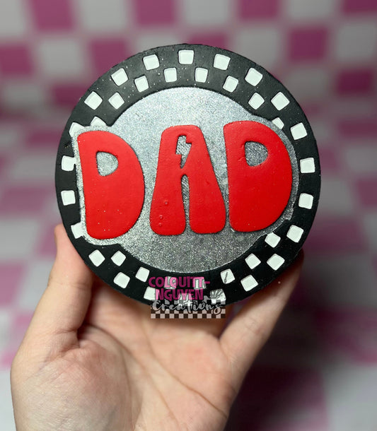 Dad Checkered Round