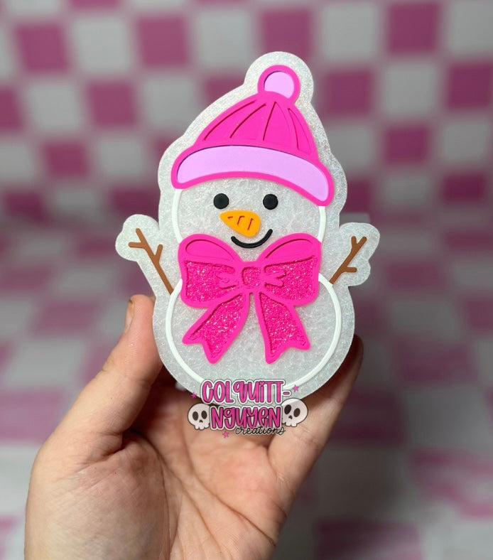 Snowman W Bow