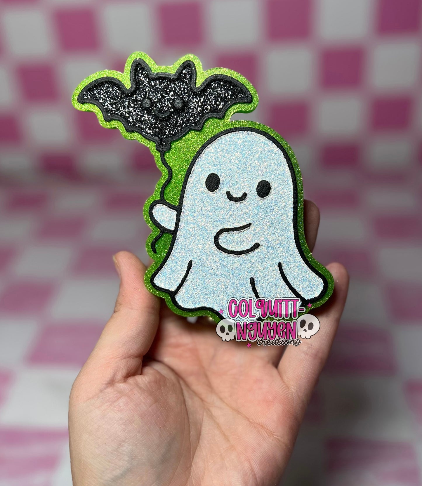 Ghost W Bat Balloon