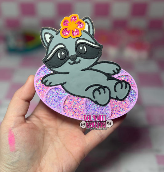 Raccoon In Floatie