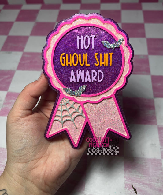 Hot Ghoul Shit Award Ribbon