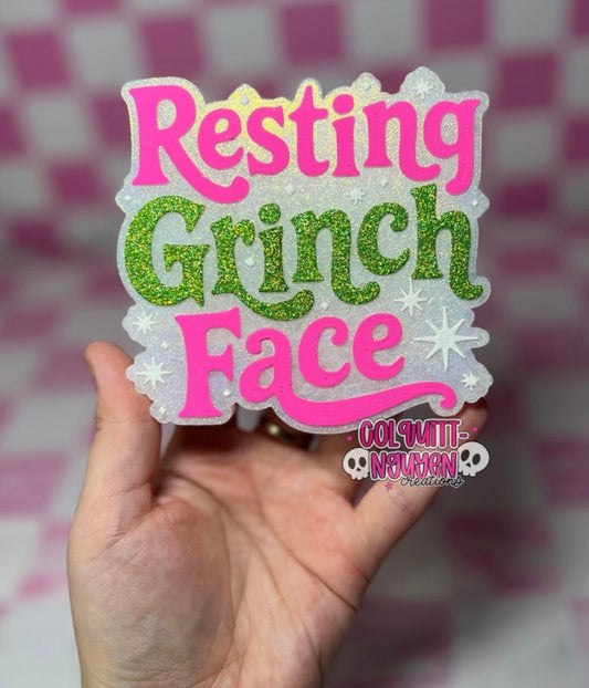 Resting Green Face