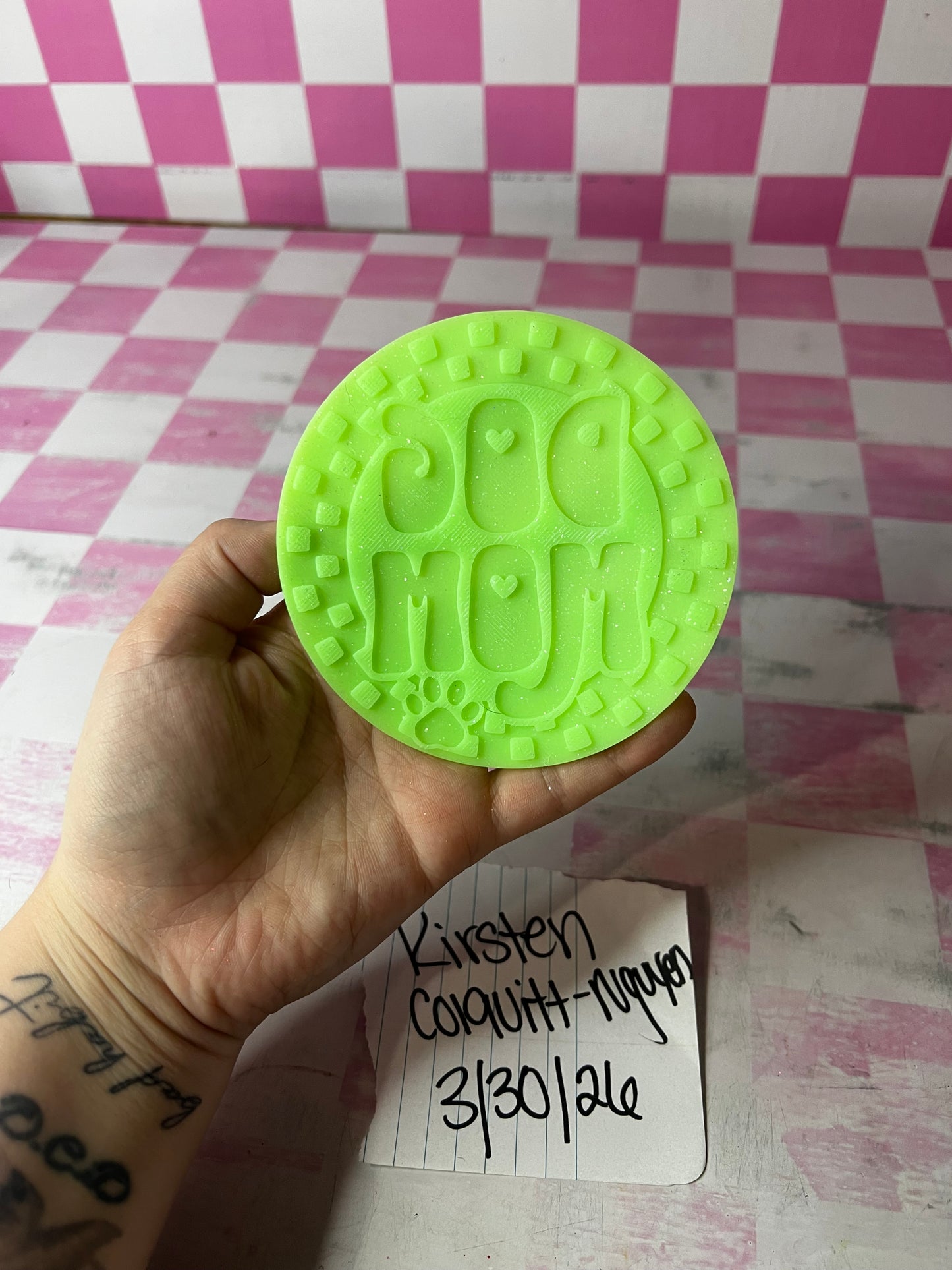 Dog Mom insert - Red River