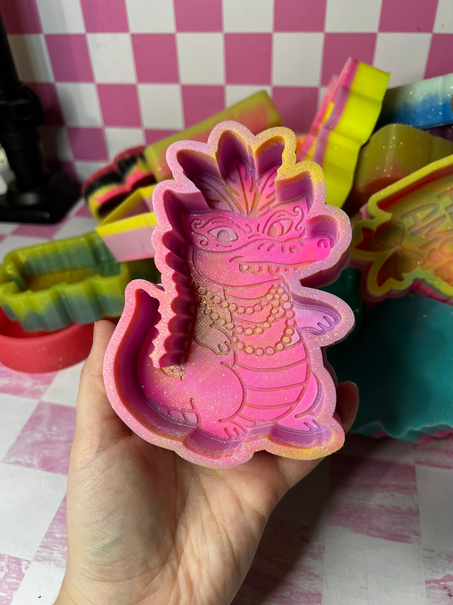 mardi gras alligator - raising rimes