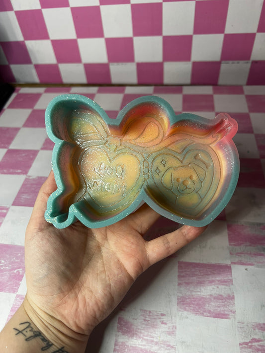 dog mom locket - hey lo