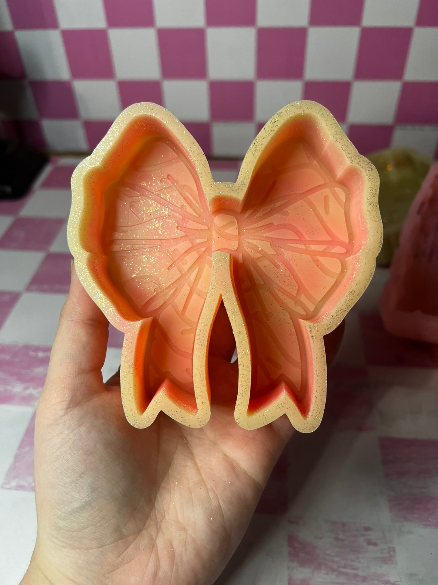 snack cake bow - sunshine