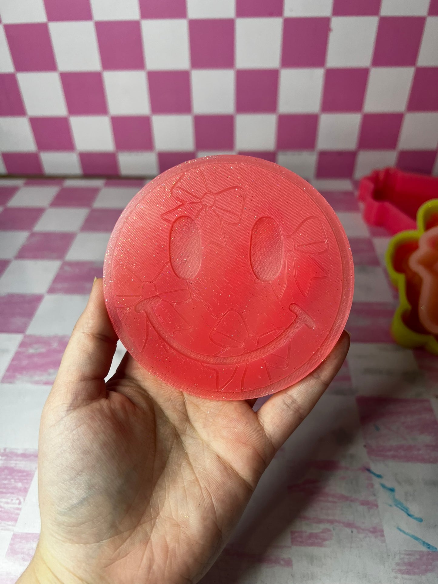 4in bow smiley insert - abc