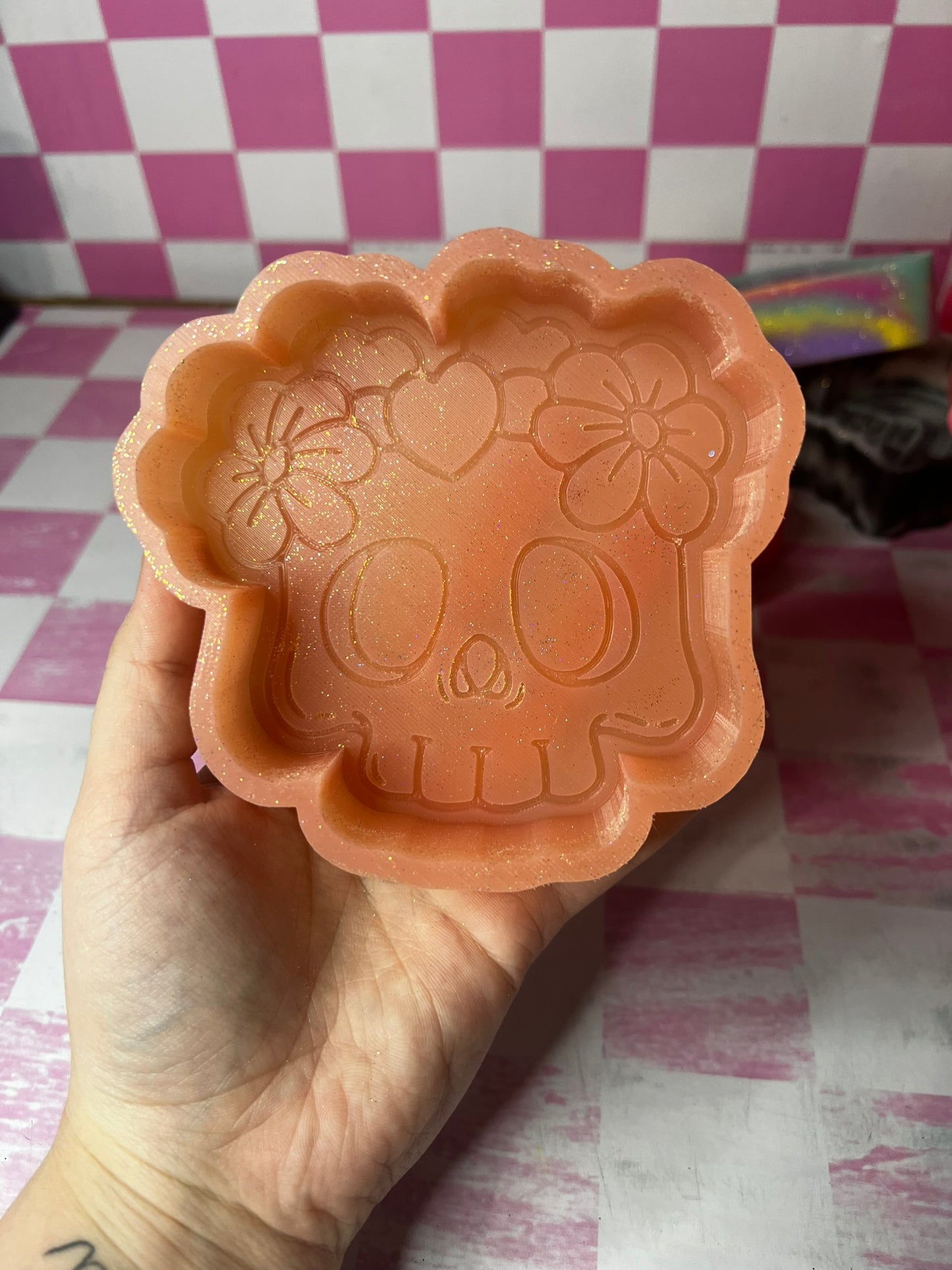 floral skull - abc