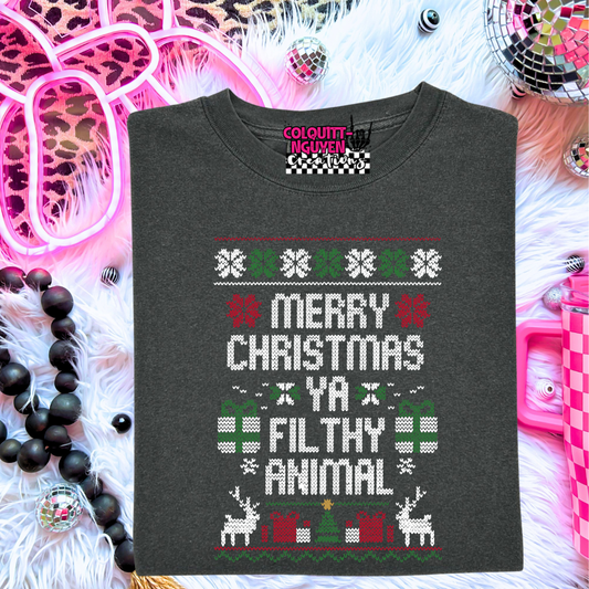 Merry Christmas Ya Filthy Animal