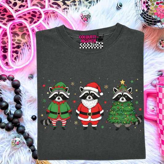 Christmas Raccoons